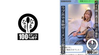 HNAMH-007 與兼職女孩的第一次真正中出拍攝。在情人旅館雛注射了 5 支真正的精液