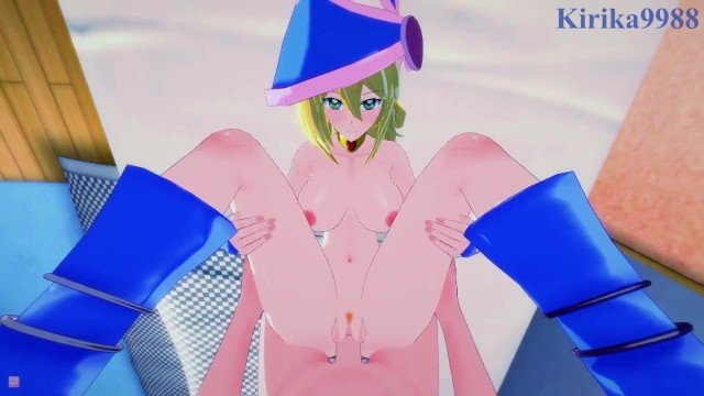  【3D】黑魔法师女孩和我在家里进行强烈的性爱 